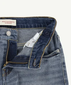Jean garçon 551z authentic droit bleu
