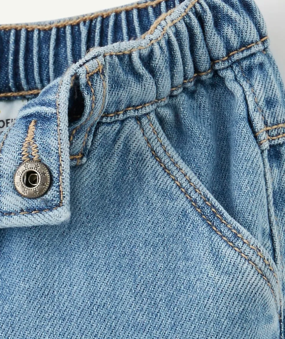Jean relax bébé garçon en denim lower impact