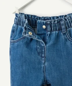 Jean relax bleu pour bébé fille