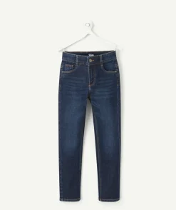 Jean slim garçon denim bleu brut