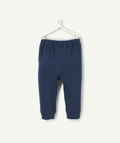 Jogging bébé garçon en fibres recyclées bleu marine