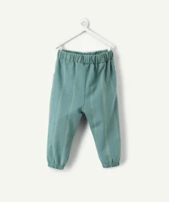 Jogging bébé garçon vert rayé