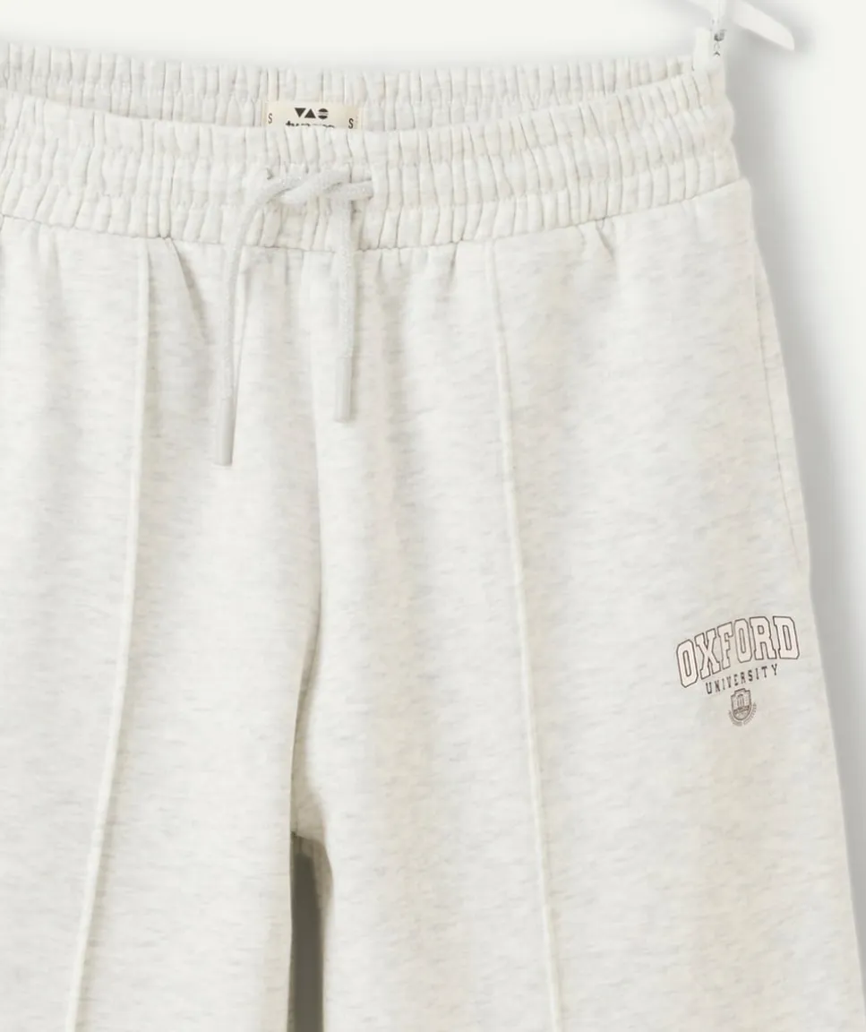 Jogging fille large gris