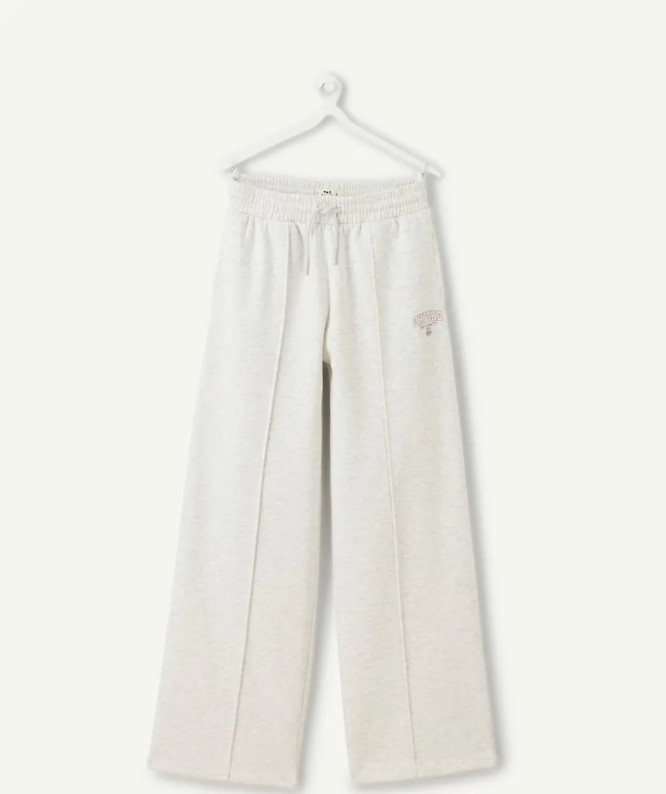 Jogging fille large gris
