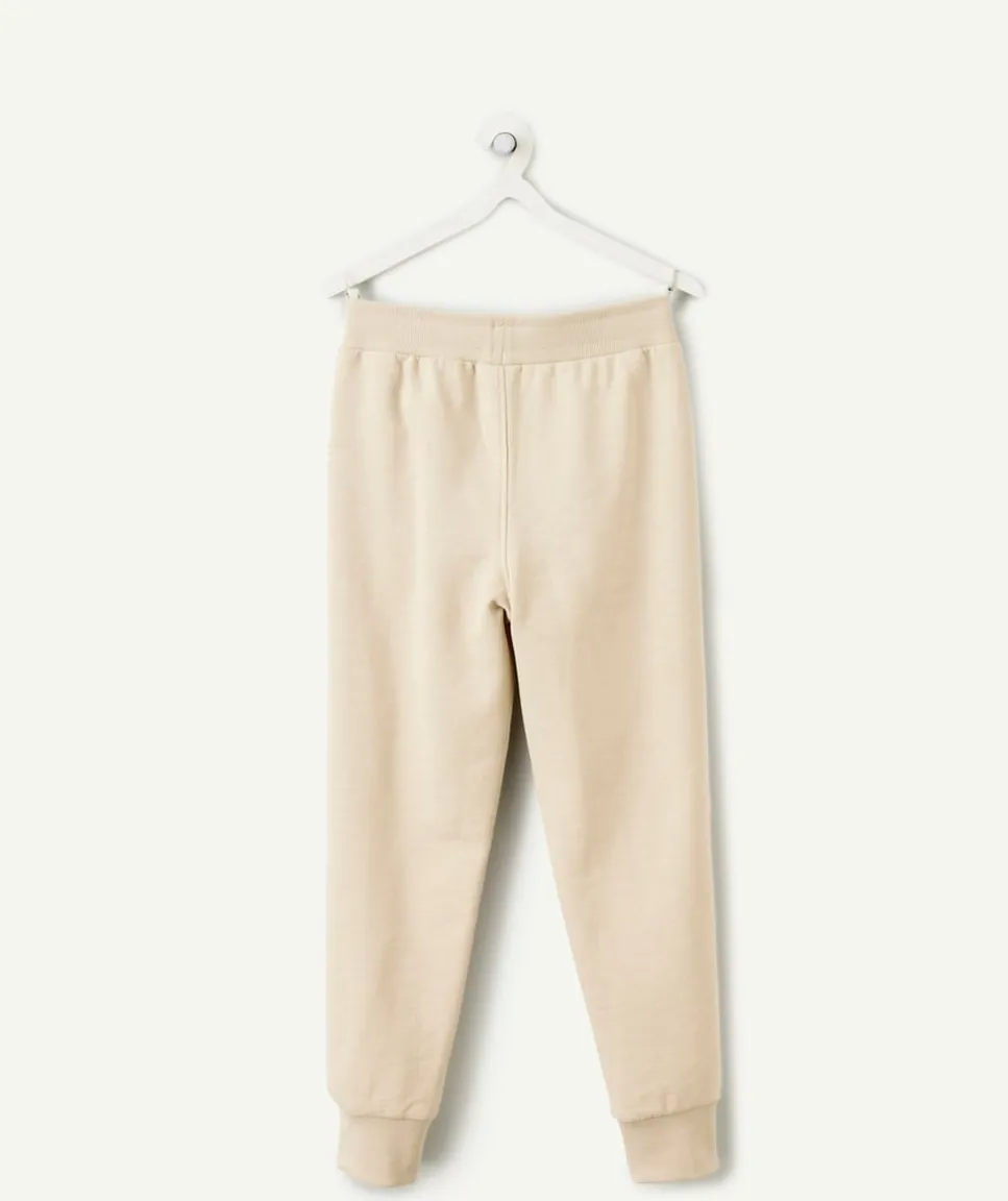 Jogging garçon beige imprimé