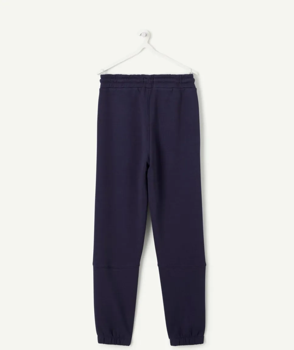 Jogging garçon droit marine
