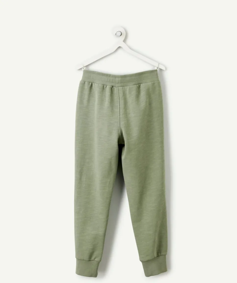 Jogging garçon vert imprimé