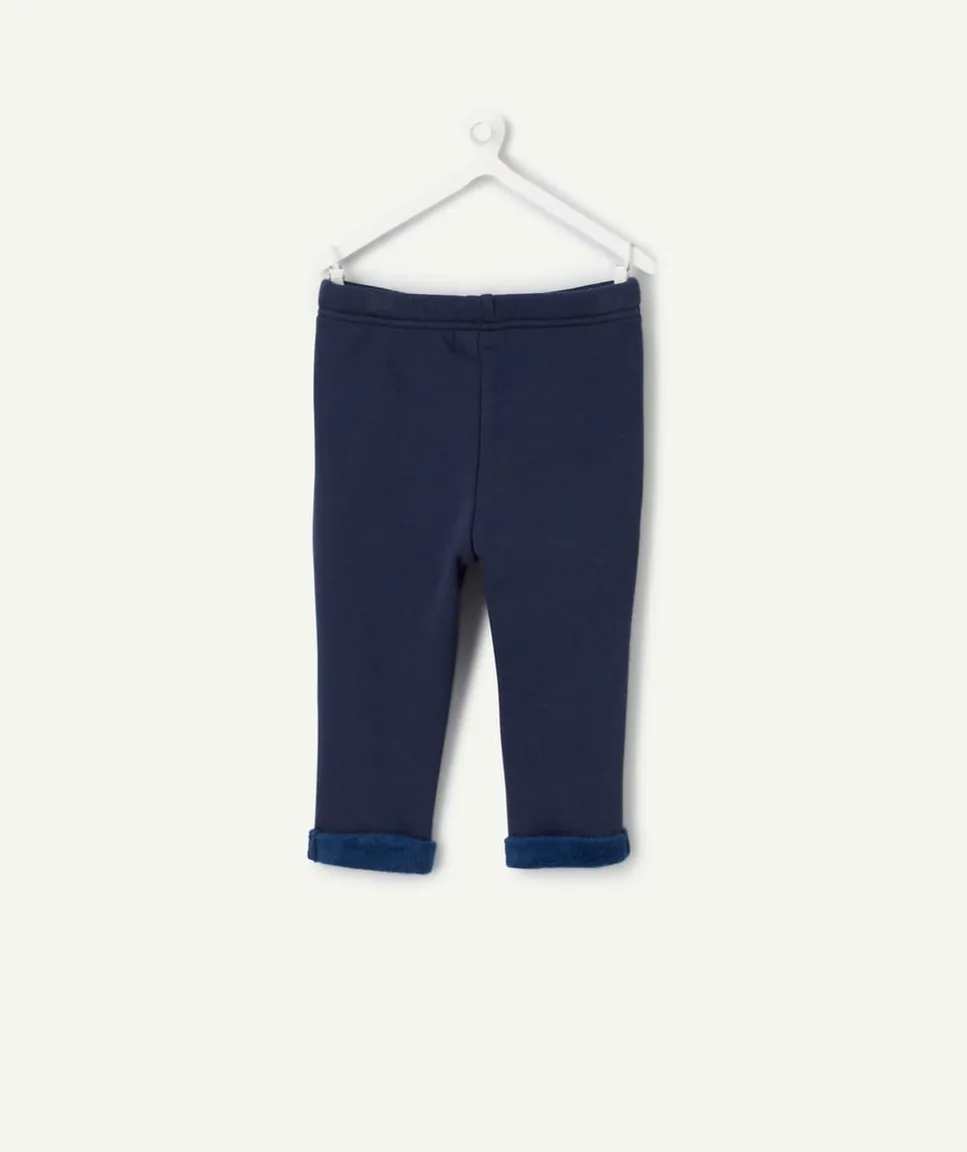 Legging bleu marine bébé fille hyper confort