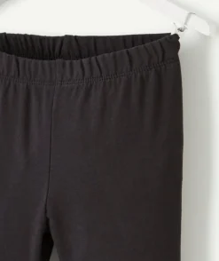 Legging fille en fibres recyclées noir