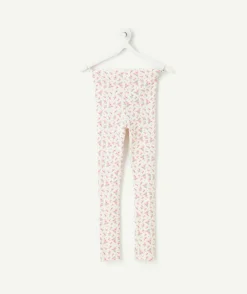 Legging fille imprimé floral