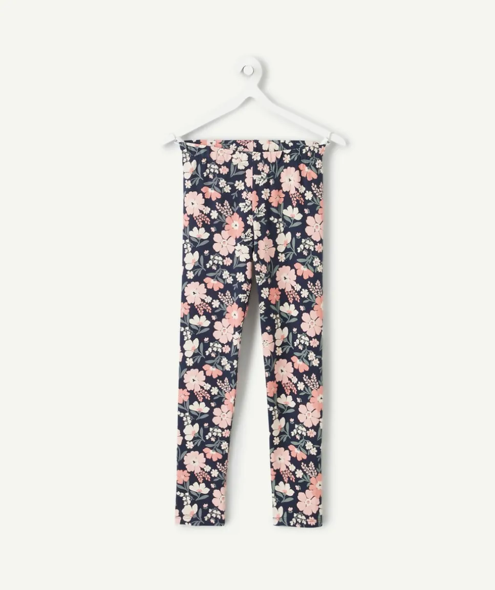 Legging fille imprimé floral