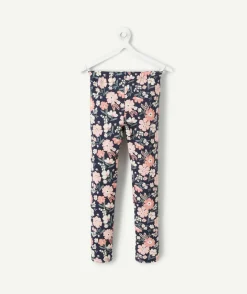 Legging fille imprimé floral