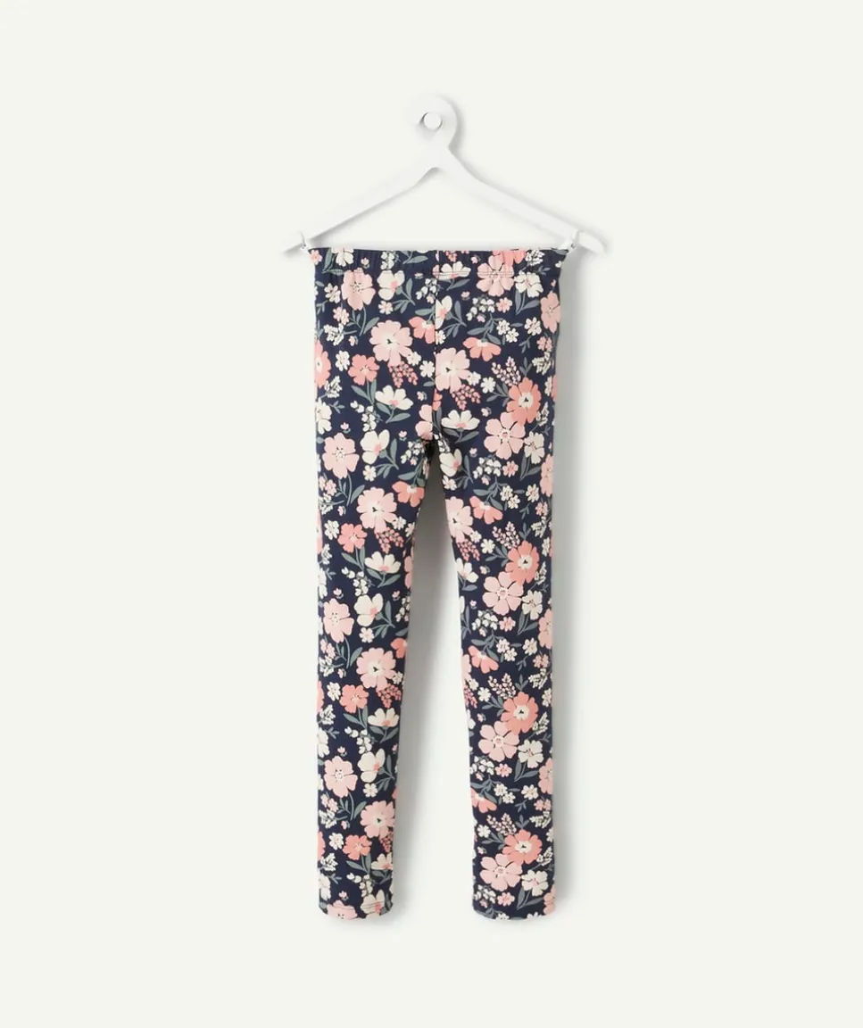 Legging fille imprimé floral
