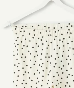 Legging fille imprimé pois