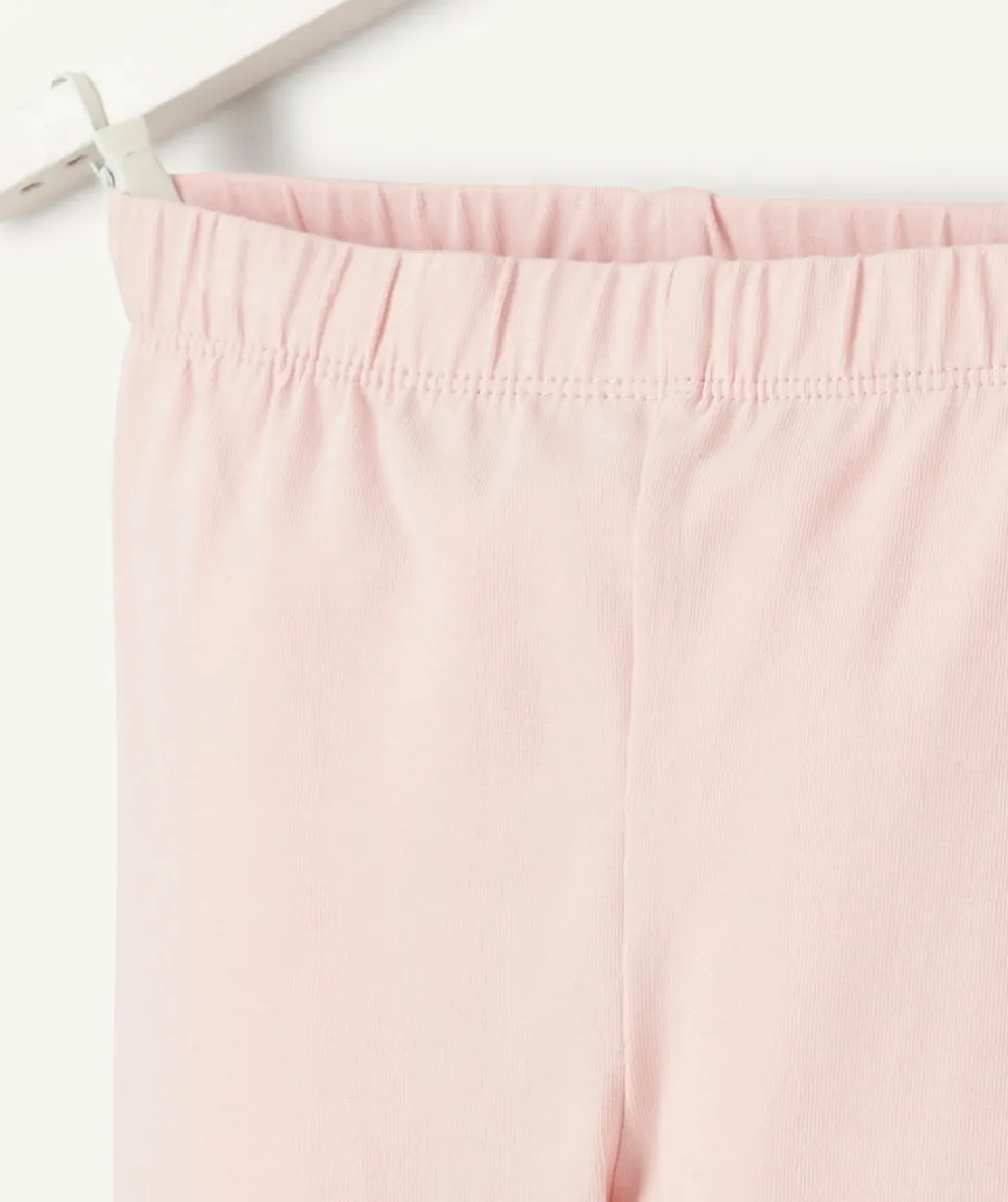 Legging fille rose