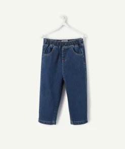 Le pantalon évolutif denim en coton et chanvre