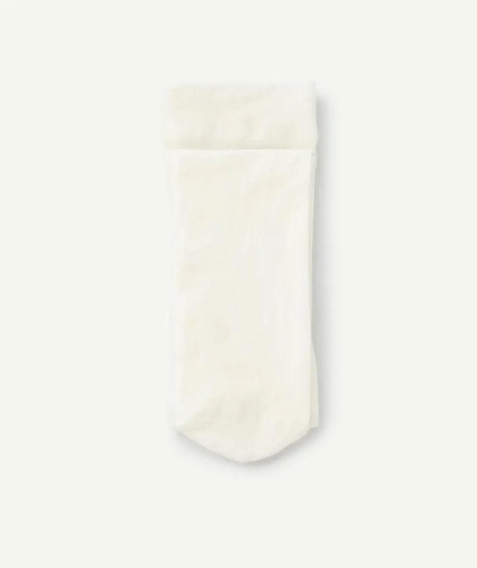 Les collants blancs en voile