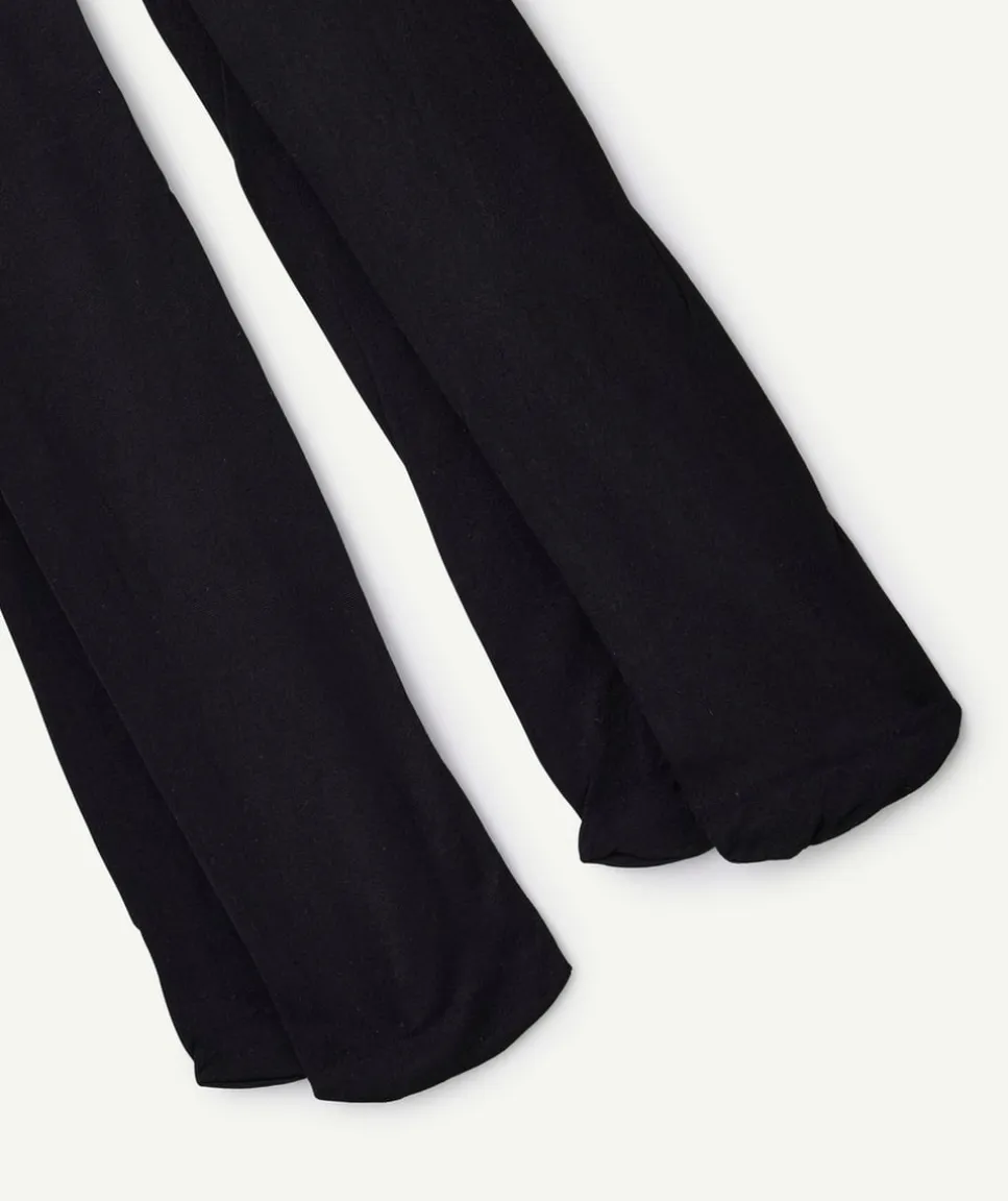 Les 2 paires de collants en voile noir 40d