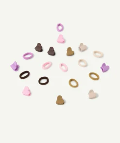 Lot accessoires cheveux bébé fille multicolores