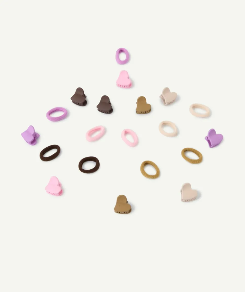 Lot accessoires cheveux bébé fille multicolores