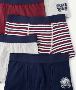 Lot 5 boxers garçon imprimés