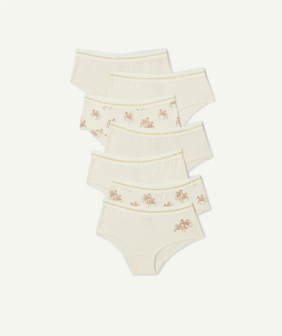 Lot culottes fille imprimé chevaux