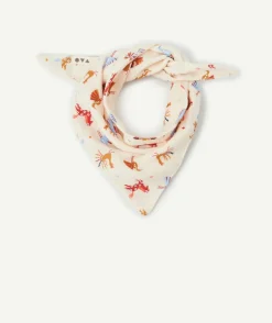 Lot de 2 bandanas bébé fille 100% coton avec imprimés colorés