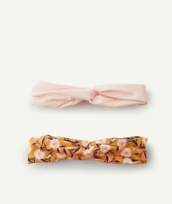 Lot de 2 bandeaux bébé fille en matière maillot de bain