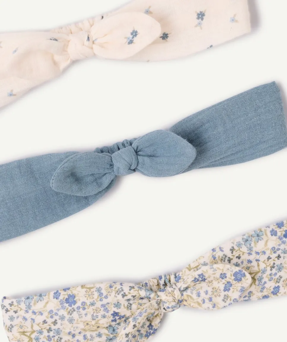 Lot de 3 bandeaux bébé fille imprimés