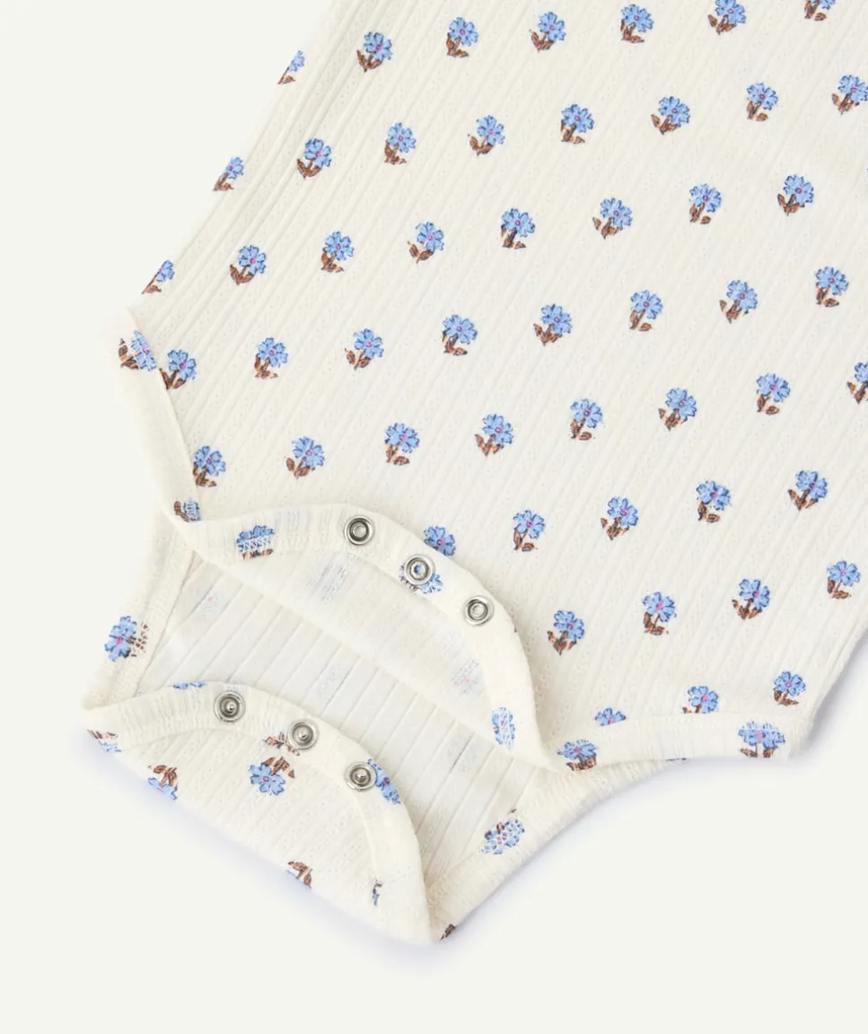 Lot de 3 bodies bébé fille imprimés et unis