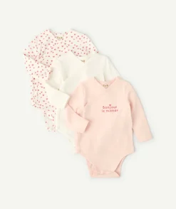 Lot de 3 bodies naissance fille