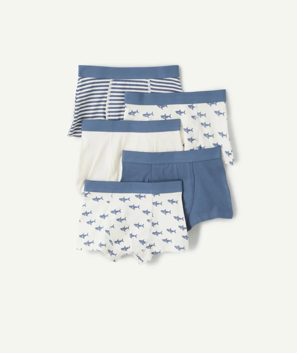 Lot de boxers garçon coton imprimé