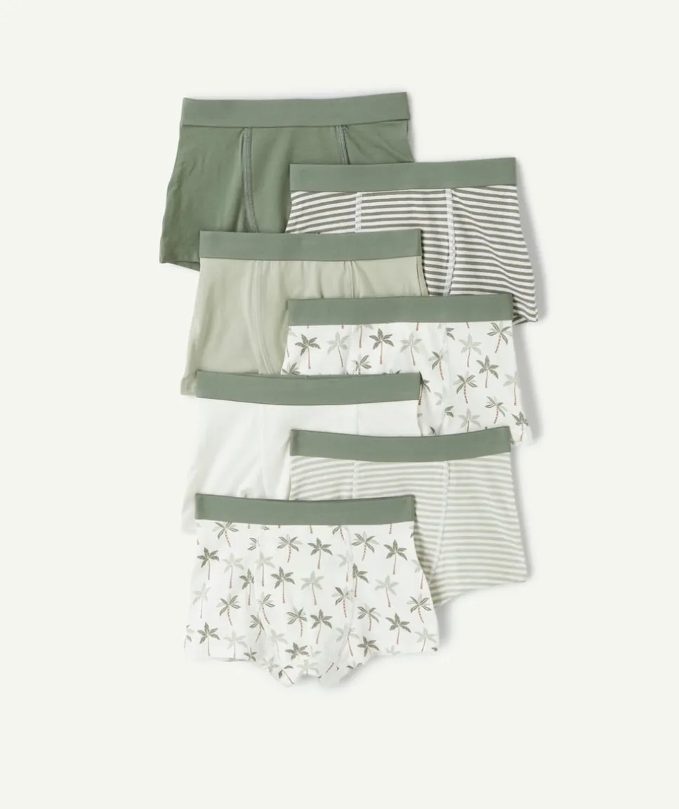 Lot de 7 boxers garçon imprimé fantaisie