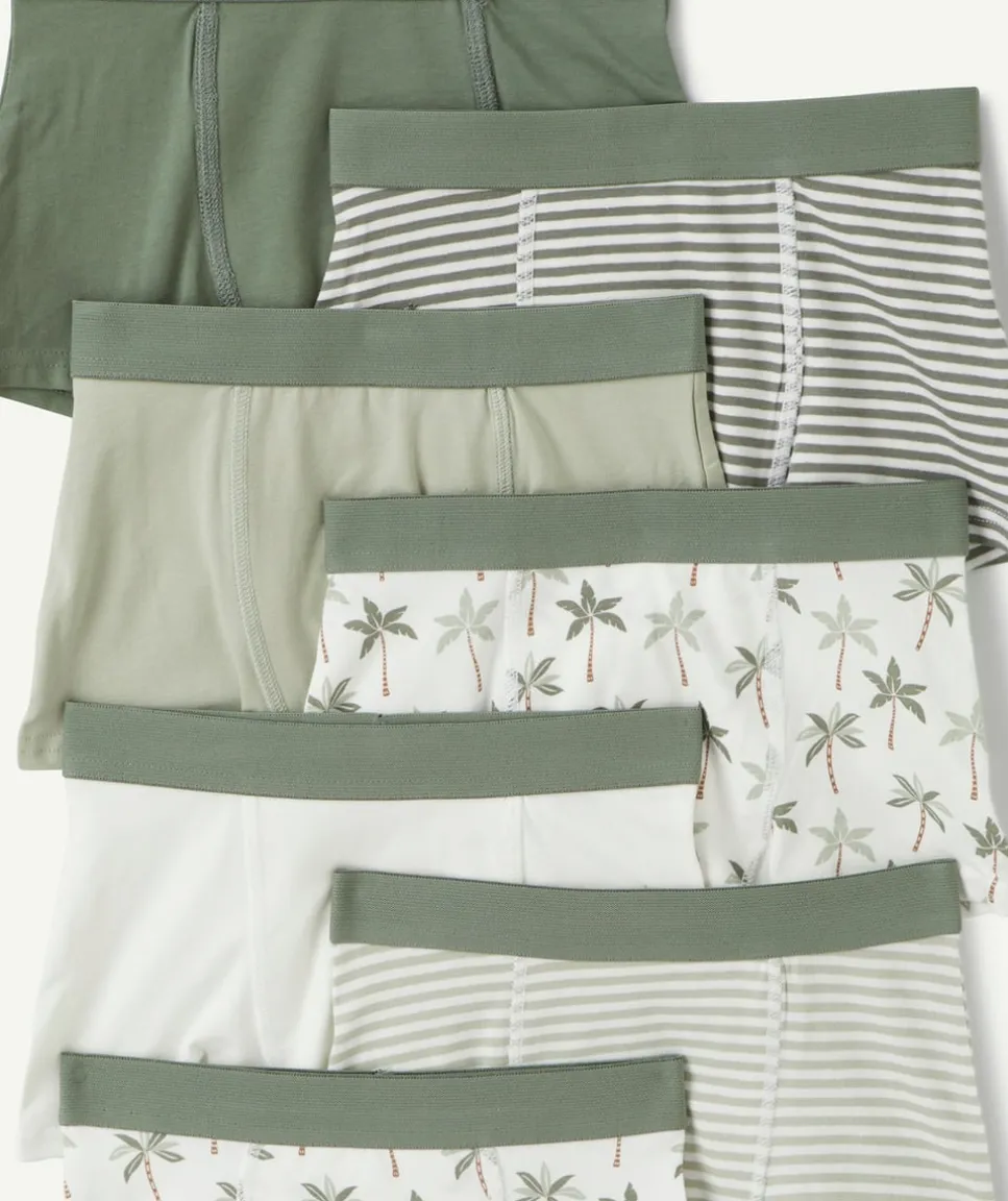 Lot de 7 boxers garçon imprimé fantaisie