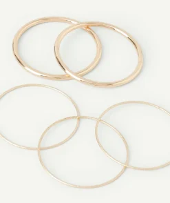 Lot de bracelets fins couleur dorés