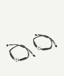 Lot de bracelets football ajustables garçon