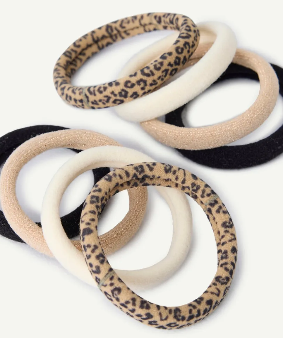 Lot de bracelets imprimés léopard pour fille