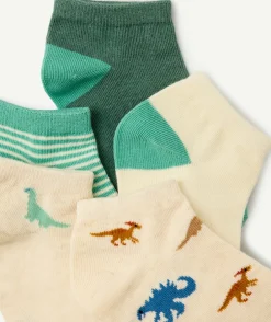 Lot de chaussettes bébé garçon dinosaures