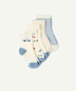 Lot de chaussettes bébé garçon imprimé voitures