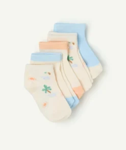 Lot de chaussettes bébé garçon imprimé coton