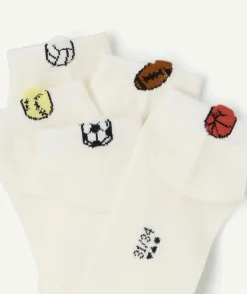 Lot de chaussettes garçon avec imprimés sport