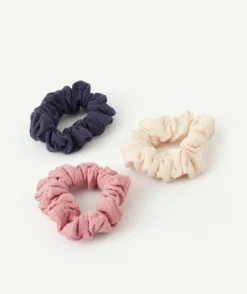 Lot de 3 chouchous fille en coton
