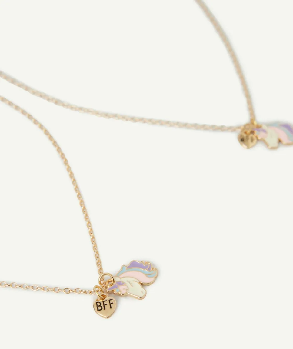 Lot de 2 colliers licornes pour meilleures amies