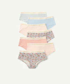 Lot de 7 culottes colorées fille