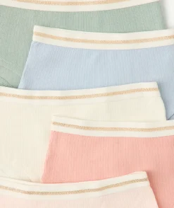 Lot de 5 culottes pastel fille