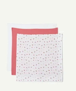 Lot de 3 langes coton imprimés