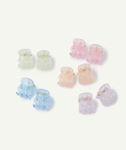 Lot de mini pinces à cheveux colorées