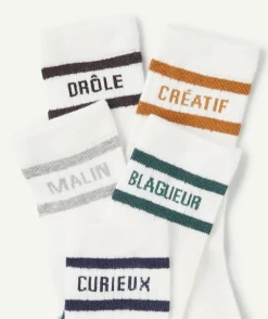 Lot de 5 paires de chaussettes pour garçon