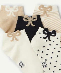 Lot de 5 paires de socquettes fille