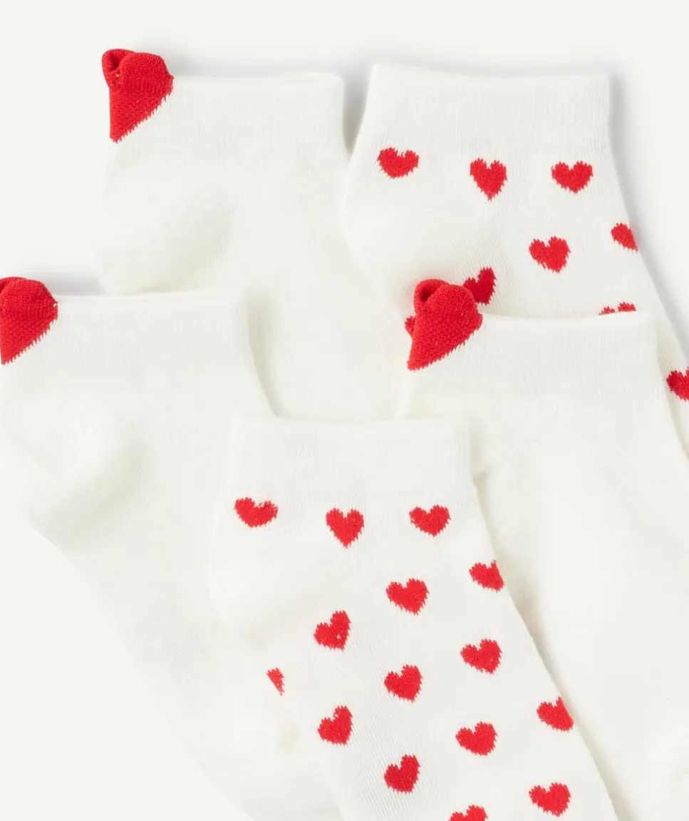 Lot de 5 paires de socquettes fille